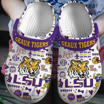 Lsu Tigers Ncaa Sport Crocs Crocband Clogs Shoes | Favorety AU