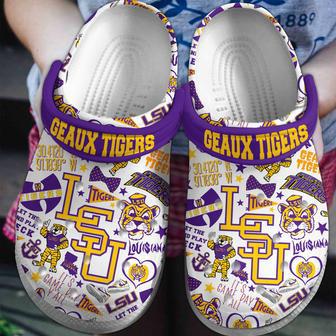 Lsu Tigers Ncaa Sport Crocs Crocband Clogs Shoes | Favorety CA