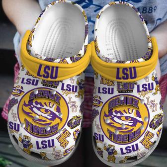 Lsu Tigers Ncaa Sport Crocs Crocband Clogs Shoes | Favorety DE