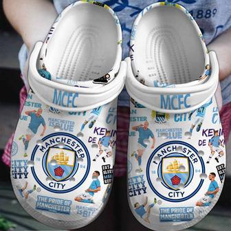 Manchester City Epl Sport Crocs Crocband Clogs Shoes | Favorety