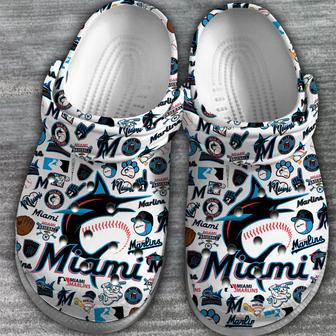 Miami Marlins Mlb Sport Crocs Crocband Clogs Shoes | Favorety AU