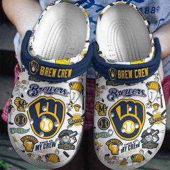 Milwaukee Brewers Mlb Sport Crocs Crocband Clogs Shoes | Favorety UK