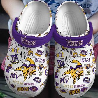 Minnesota Vikings Chant Skol Nfl Sport Crocs Crocband Clogs Shoes | Favorety AU