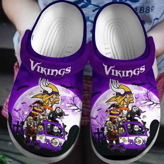 Minnesota Vikings Nfl Sport Crocs Crocband Clogs Shoes | Favorety UK