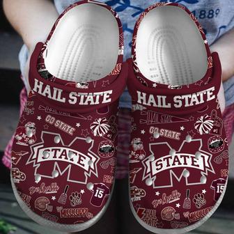 Mississippi State Bulldogs Ncaa Sport Crocs Crocband Clogs Shoes | Favorety