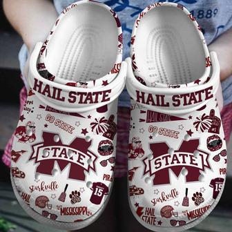 Mississippi State Bulldogs Ncaa Sport Crocs Crocband Clogs Shoes | Favorety