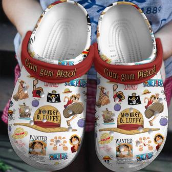 Monkey D. Luffy Anime Crocs Crocband Clogs Shoes - Monsterry CA
