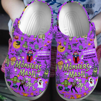 Monsters Mash Movie Clog Clogband Clogs Shoes - Monsterry