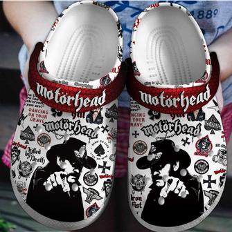 Motorhead Music Crocs Crocband Clogs Shoes - Monsterry UK