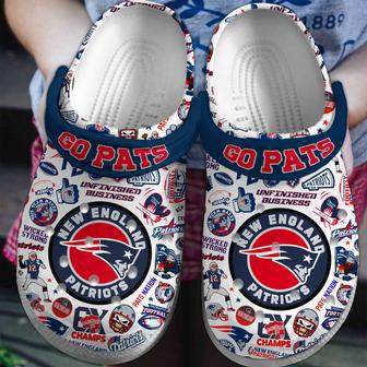 New England Patriots Nfl Sport Crocs Crocband Clogs Shoes | Favorety UK