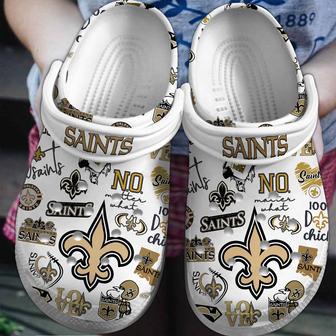 New Orleans Saints Nfl Sport Crocs Crocband Clogs Shoes | Favorety