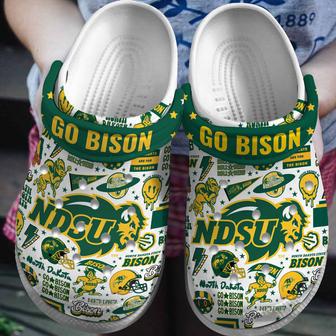 North Dakota State Bison Ncaa Sport Crocs Crocband Clogs Shoes | Favorety DE