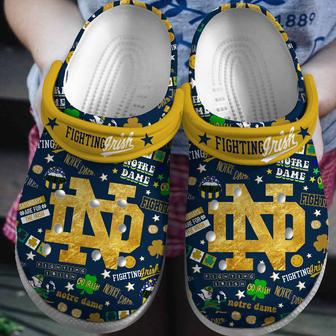 Notre Dame Fighting Irish Ncaa Sport Crocs Crocband Clogs Shoes | Favorety AU