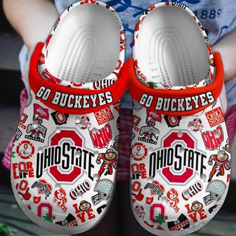 Ohio State Buckeyes Ncaa Sport Crocs Crocband Clogs Shoes | Favorety UK