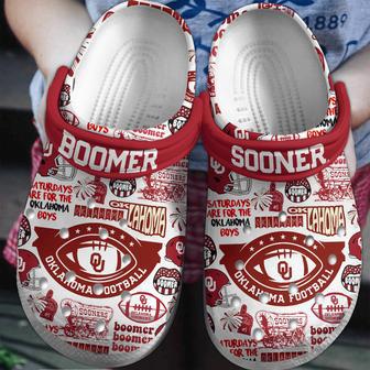 Oklahoma Sooners Ncaa Sport Crocs Crocband Clogs Shoes | Favorety CA