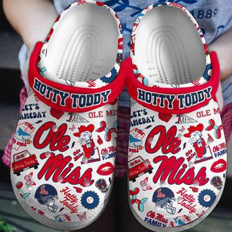 Ole Miss Rebels Ncaa Sport Crocs Crocband Clogs Shoes | Favorety