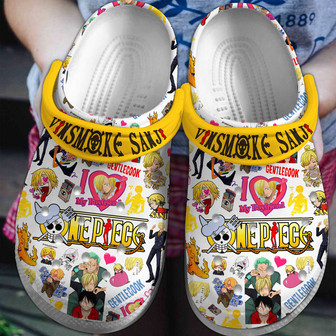 One Piece Anime Clog Clogband Clogs Shoes - Monsterry
