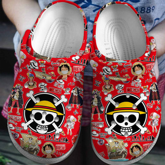 One Piece Anime Crocs Crocband Clogs Shoes - Monsterry DE