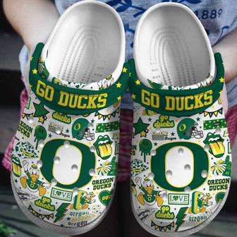 Oregon Ducks Ncaa Sport Crocs Crocband Clogs Shoes | Favorety DE