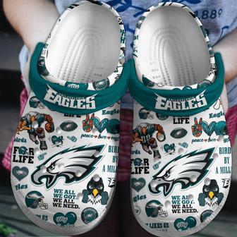 Philadelphia Eagles Nfl Sport Crocs Crocband Clogs Shoes | Favorety UK