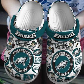 Philadelphia Eagles Nfl Sport Crocs Crocband Clogs Shoes | Favorety