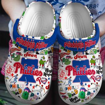 Philadelphia Phillies Mlb Sport Crocs Crocband Clogs Shoes | Favorety