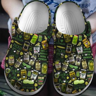 Pickled Cucumber Food Crocs Crocband Clogs Shoes - Monsterry