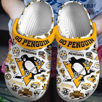 Pittsburgh Penguins Nhl Sport Crocs Crocband Clogs Shoes | Favorety AU