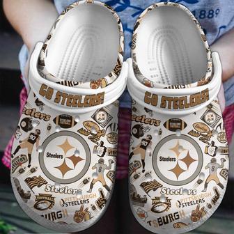 Pittsburgh Steelers Nfl Sport Crocs Crocband Clogs Shoes | Favorety