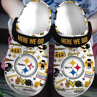 Pittsburgh Steelers Nfl Sport Crocs Crocband Clogs Shoes | Favorety