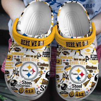 Pittsburgh Steelers Nfl Sport Crocs Crocband Clogs Shoes | Favorety AU