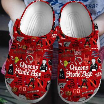 Queens Of The Stone Age Music Crocs Crocband Clogs Shoes | Favorety AU