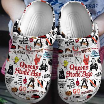 Queens Of The Stone Age Music Crocs Crocband Clogs Shoes | Favorety CA