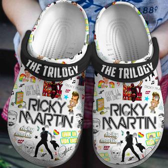 Ricky Martin Music Crocs Crocband Clogs Shoes - Monsterry UK