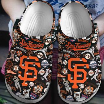 San Francisco Giants Mlb Sport Crocs Crocband Clogs Shoes | Favorety