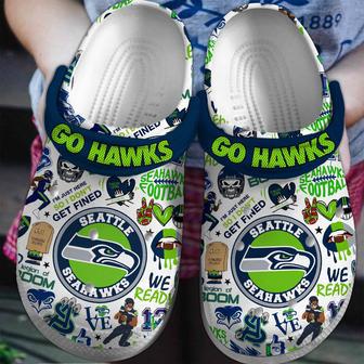 Seattle Seahawks Nfl Sport Crocs Crocband Clogs Shoes | Favorety AU