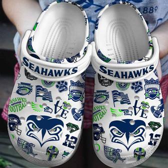 Seattle Seahawks Nfl Sport Crocs Crocband Clogs Shoes | Favorety AU