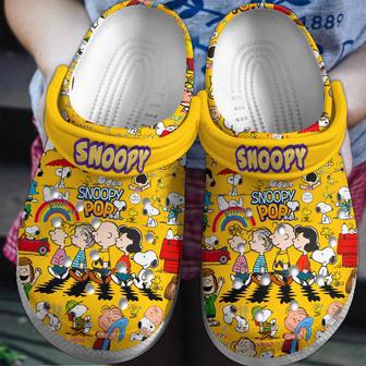 Snoopy Peanuts Cartoon Crocs Crocband Clogs Shoes | Favorety AU