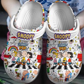 Snoopy Peanuts Cartoon Crocs Crocband Clogs Shoes | Favorety UK