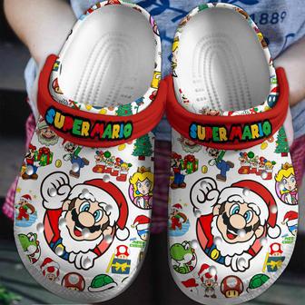 Super Mario Game Crocs Crocband Clogs Shoes | Favorety