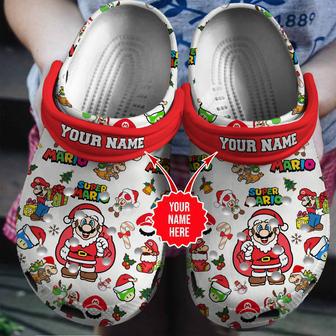 Super Mario Game Crocs Crocband Clogs Shoes | Favorety