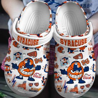 Syracuse Orange Ncaa Sport Crocs Crocband Clogs Shoes | Favorety