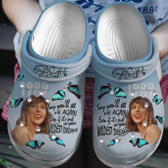 Taylor Swift Music Crocs Crocband Clogs Shoes | Favorety