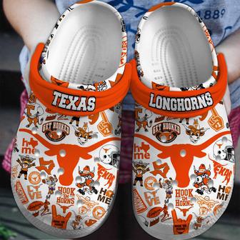 Texas Longhorns Ncaa Sport Crocs Crocband Clogs Shoes | Favorety CA