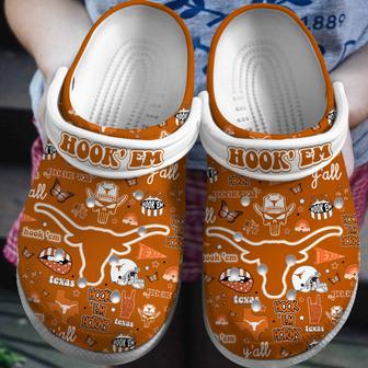 Texas Longhorns Ncaa Sport Crocs Crocband Clogs Shoes | Favorety DE