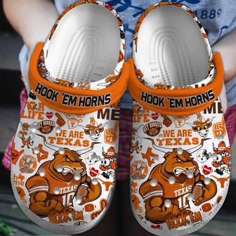 Texas Longhorns Ncaa Sport Crocs Crocband Clogs Shoes | Favorety CA