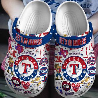 Texas Rangers Mlb Sport Crocs Crocband Clogs Shoes | Favorety