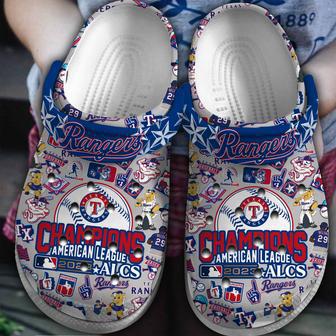 Texas Rangers Mlb Sport Crocs Crocband Clogs Shoes | Favorety