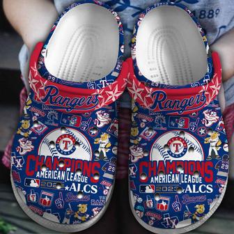 Texas Rangers Mlb Sport Crocs Crocband Clogs Shoes | Favorety