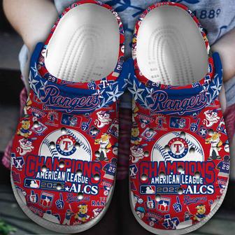 Texas Rangers Mlb Sport Crocs Crocband Clogs Shoes | Favorety